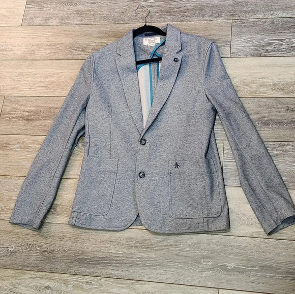 Penguin light blue womans blazer. Size small - Picture 10 of 10